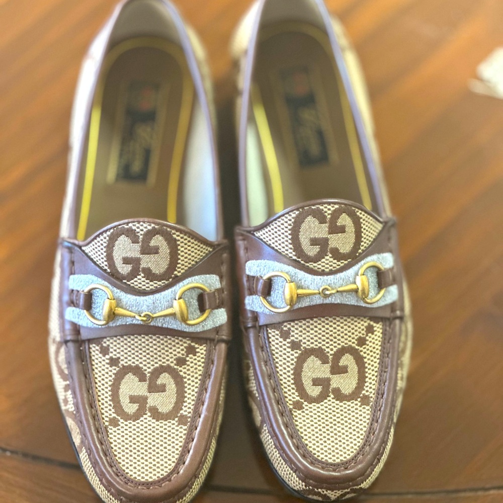 Gucci GG FABRIC LOAFERS brand new